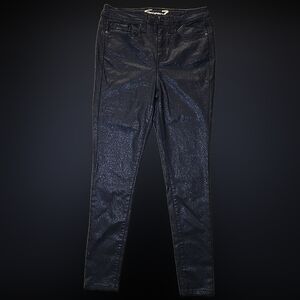 Seven7 Black Sparkling Madison Skinny Pants.
